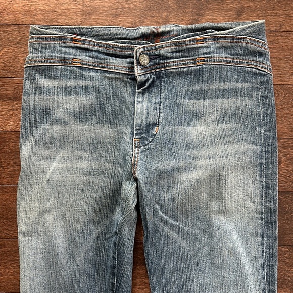 Y2K 7 For All Mankind Star Back Bootcut Jeans RARE style ⭐️ 7FAMK 28 NYM Vintage - Picture 8 of 15